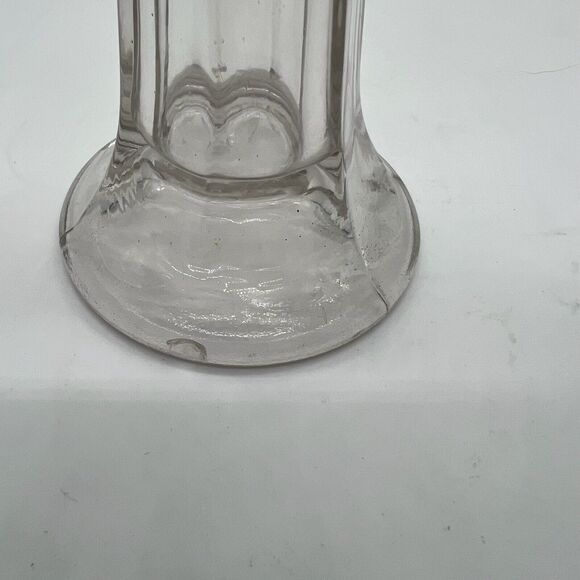 Vintage Clear Glass Swung Vase 11.75” AS IS - Picture 13 of 15